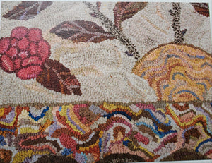 Jane Austen by Karen Kahle  -  Rug Hooking Pattern on Linen