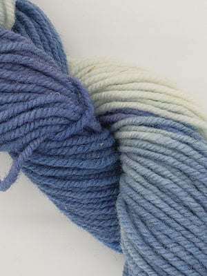 Wonder Woolen - WEDGEWOOD -  Fleece Artist Hand Dyed Yarn - Shades of Blue