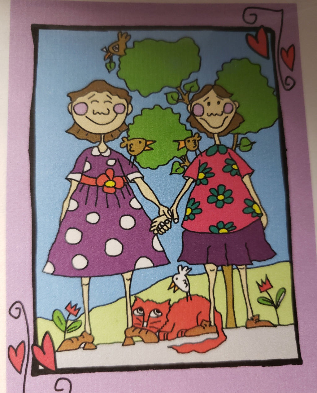 Best Friends - Rug Hooking Paper Pattern - Shelly Atkinson