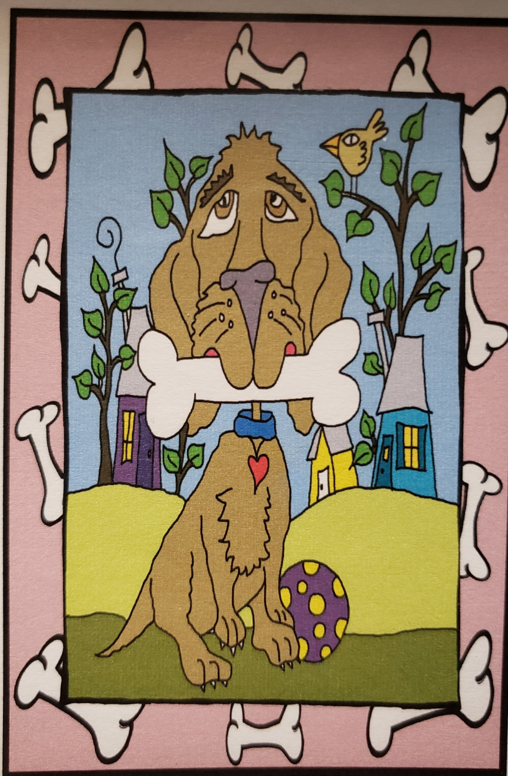 My Bone - Rug Hooking Paper Pattern - Shelly Atkinson