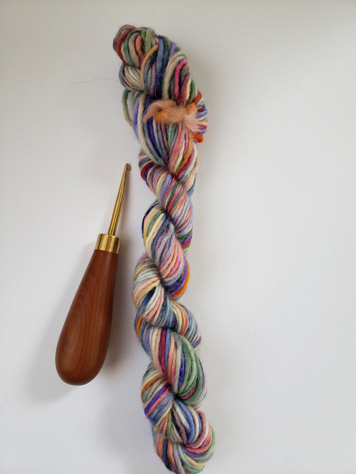 MULTICOLOUR 1  Yarn - 100% Wool Aran Weight Yarn 1.0 oz/20gr