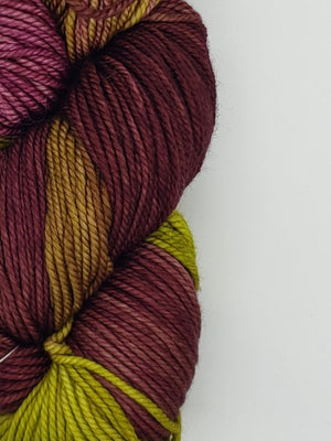 Woolie Silk - VICTORIA - Hand Dyed Yarn 3.5 ounces/100g