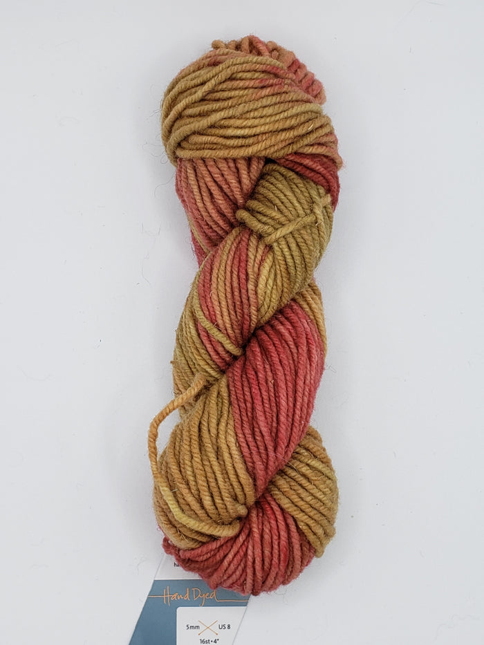 Wonder Woolen - AUTUMN FADE - OOAK Fleece Artist Hand Dyed Yarn