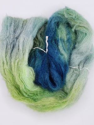 Mohair - SPRING BRIGHTS - OOAK Hand Dyed Yarn - Mohair/Wool