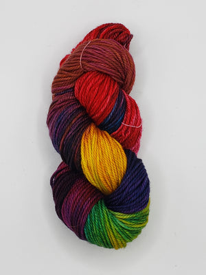 Back Country - HIBISCUS - Hand Dyed Chunky Yarn 4 ounces/125g