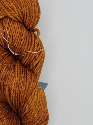 Back Country - AMBER - Hand Dyed Chunky Yarn 4 ounces/125g