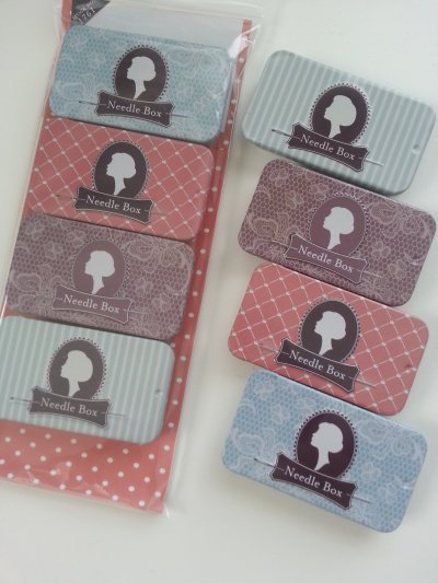 Vintage Needlebox Tins