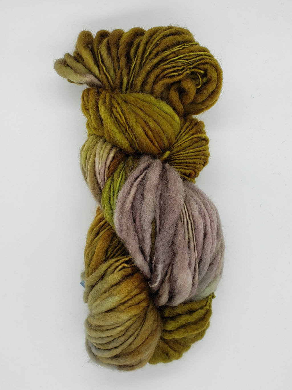 Slubby - BOREAL  -   Merino/Blue Face Leicester - Hand Dyed Textured Yarn Thick and Thin  - Shades of Green