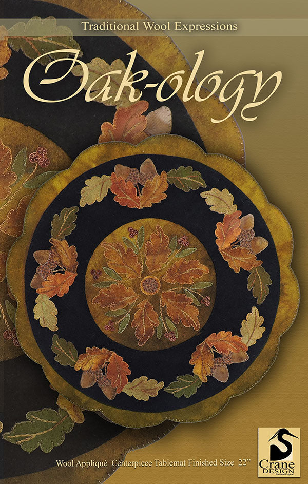 OAK-OLOGY - Wool Applique Pattern - Table Mat