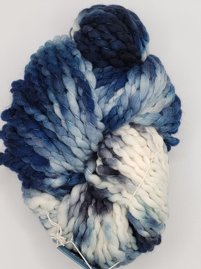 Crimp - RAIN DRIZZLE FOG - Hand Dyed Chunky Textured Yarn - Landscape Shades