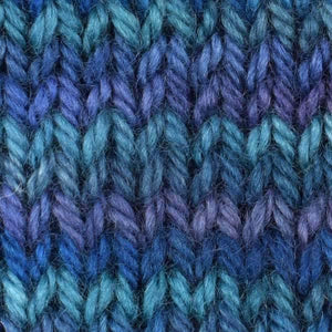 Wonder Woolen - MARINE -  Fleece Artist Hand Dyed Yarn - Shades of Blue