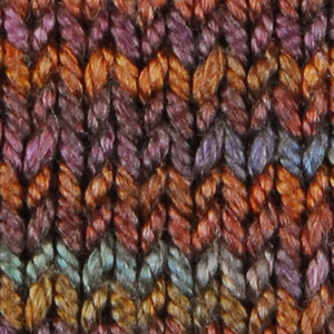 Wonder Woolen - WALNUT - Fleece Artist Hand Dyed Yarn - Shades of Brown/Blue/Purple