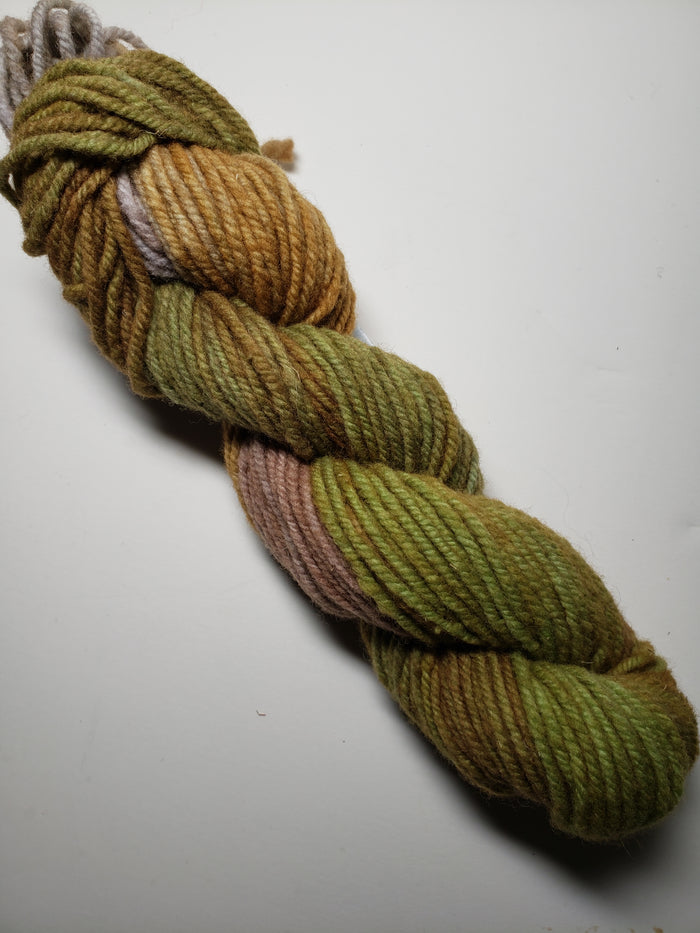Wonder Woolen - BOREAL -  Fleece Artist Hand Dyed Yarn - Shades of Green/Brown