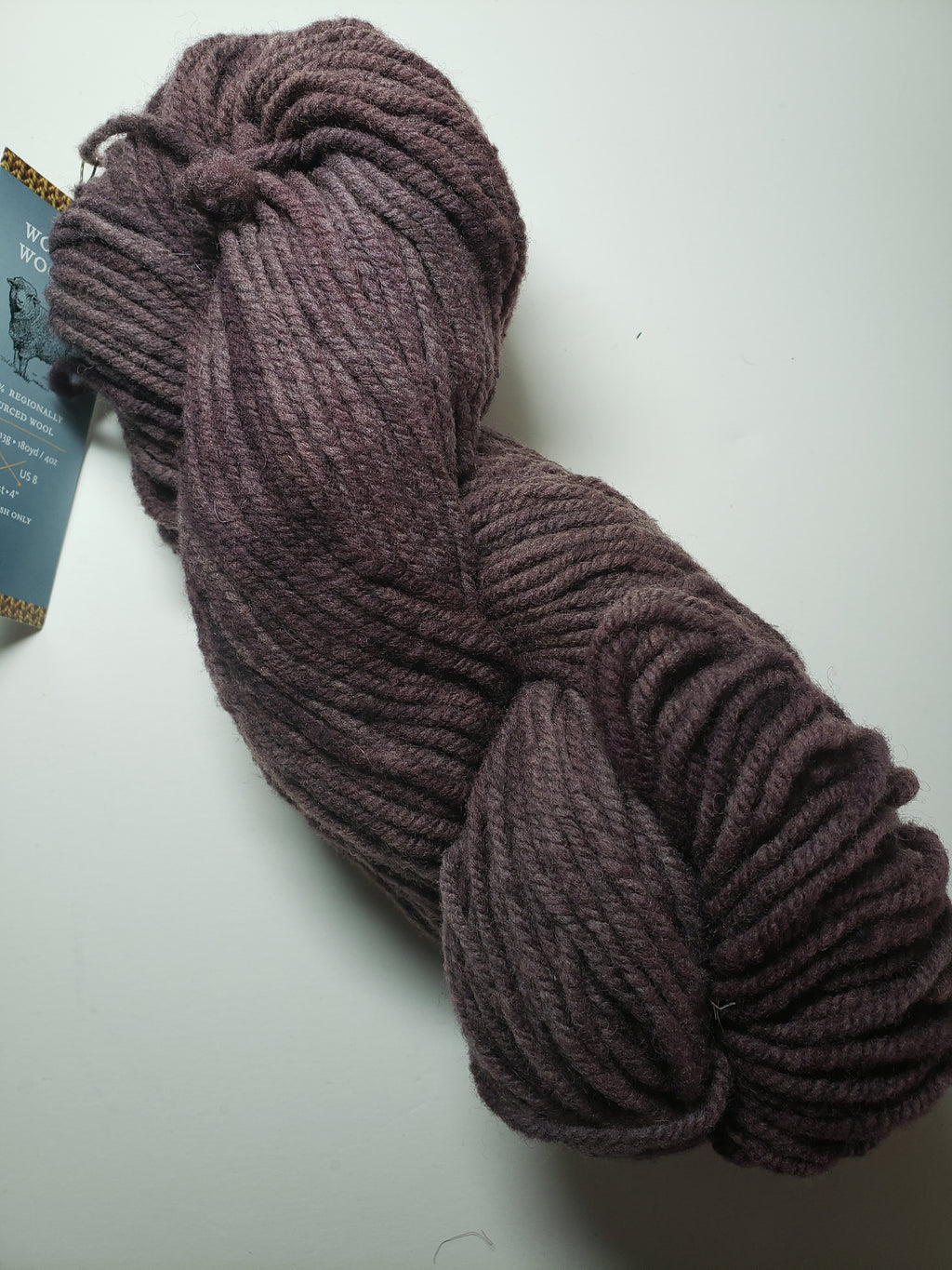 Wonder Woolen - COCOA - OOAK Fleece Artist Hand Dyed Yarn 4 ounces/115g