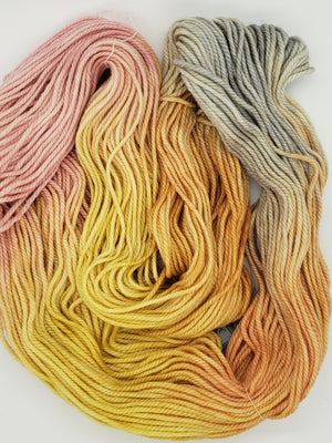 Back Country - FIRE OPAL - Hand Dyed Chunky Yarn 4 ounces/125g