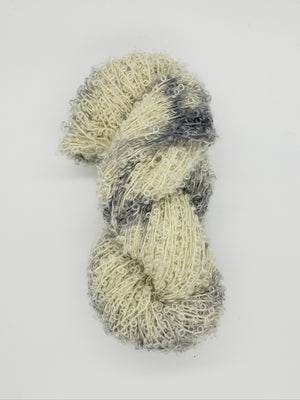 Wool Curly Locks - PEPPERCORN - Hand Dyed Textured Yarn
