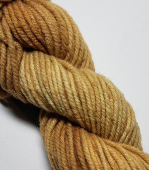Wonder Woolen - STRAW - Fleece Artist Hand Dyed Yarn - Shades of Yellow