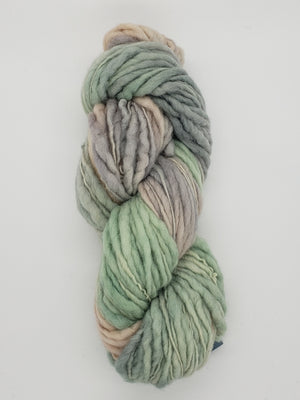 Slubby - SWEET TEA -  Merino/Blue Face Leicester - Hand Dyed Textured Yarn Thick and Thin  -  Variegated Shades