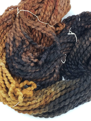 Crimp - EARTH - Hand Dyed Chunky Textured Yarn - Landscape Shades