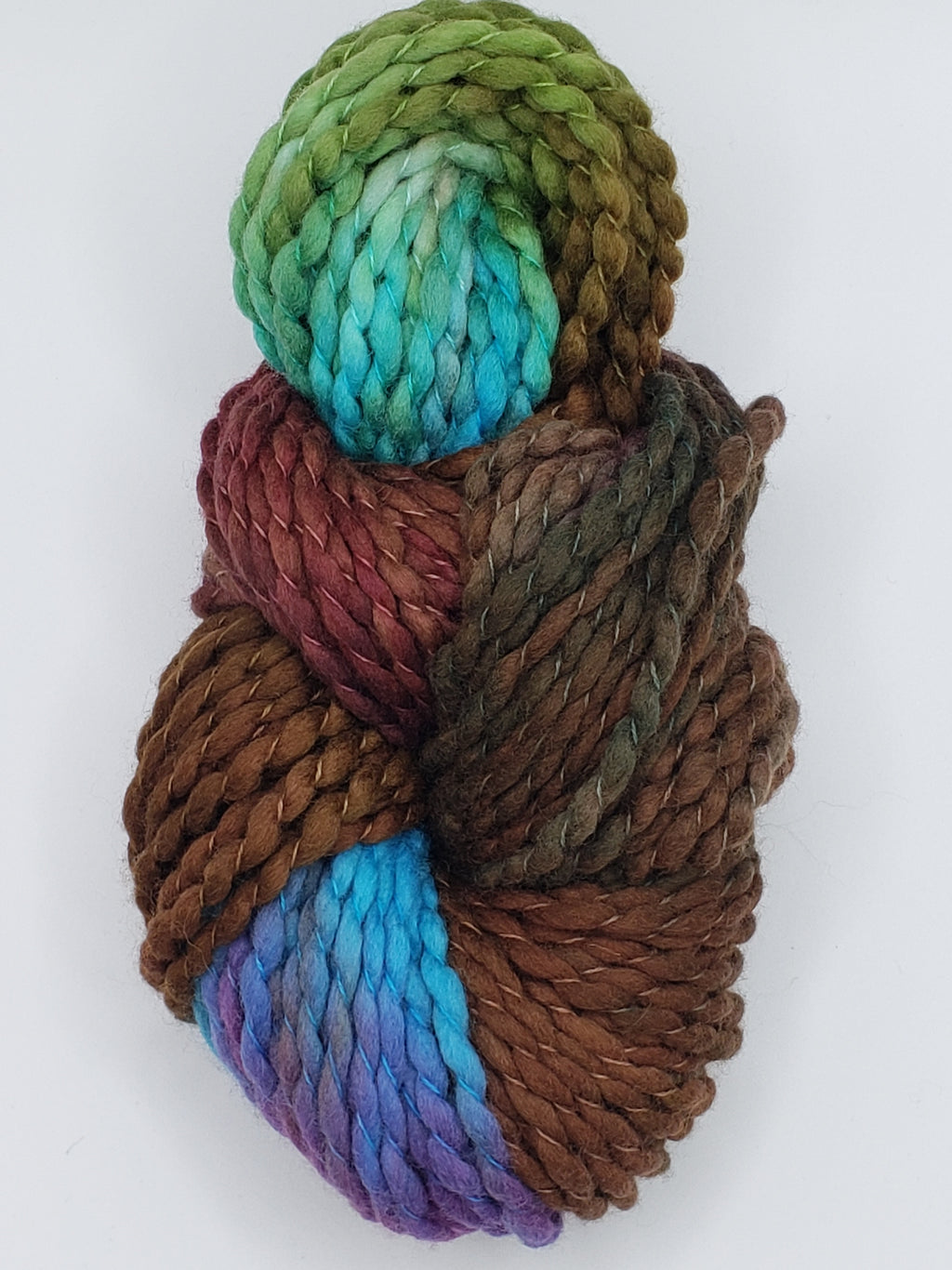 Crimp - FOREST FAERIE - Hand Dyed Chunky Textured Yarn - Landscape Shades