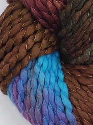 Crimp - FOREST FAERIE - Hand Dyed Chunky Textured Yarn - Landscape Shades