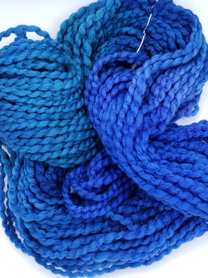 Crimp - MARINE - Hand Dyed Chunky Textured Yarn - Landscape Shades