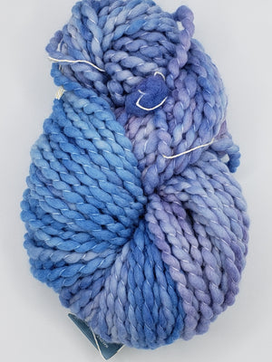 Crimp - PERIWINKLE - Hand Dyed Chunky Textured Yarn - Landscape Shades