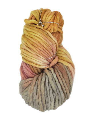 Flouf - FIRE OPAL - 100% Merino Chunky - Fleece Artist Hand Dyed Yarn -