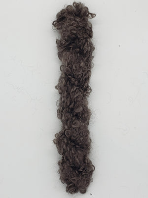 Mohair Loopy Locks - SMOKE - 1300 Hand Dyed Boucle Yarn B1