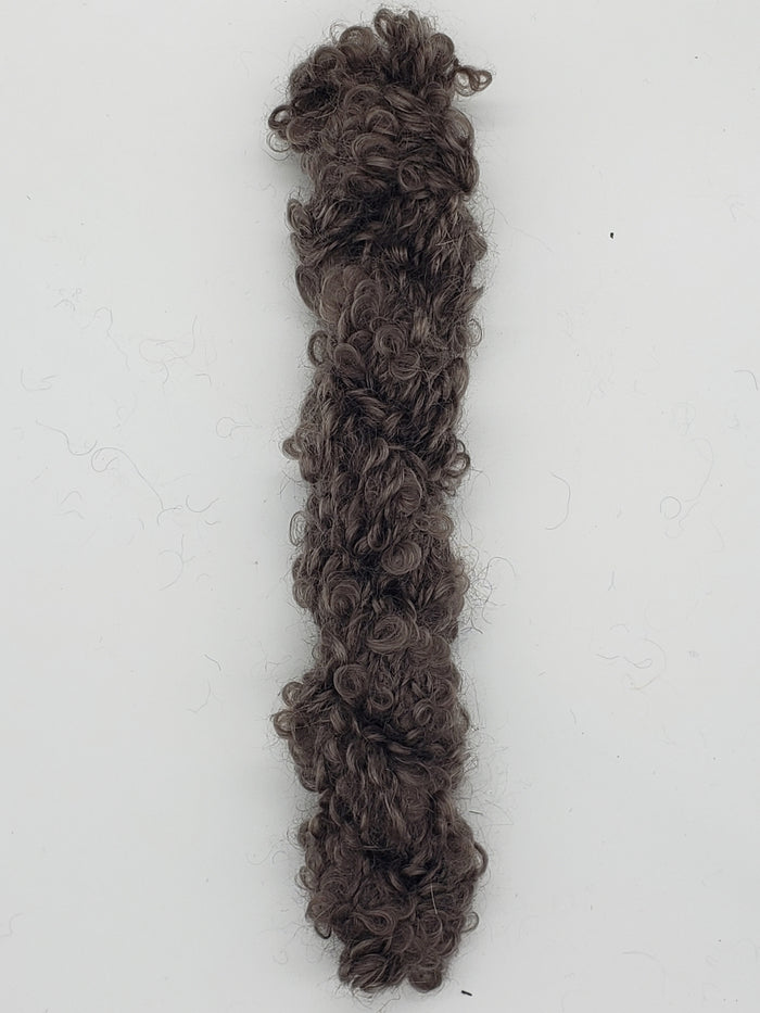 Mohair Loopy Locks - SMOKE - 1300 Hand Dyed Boucle Yarn B1