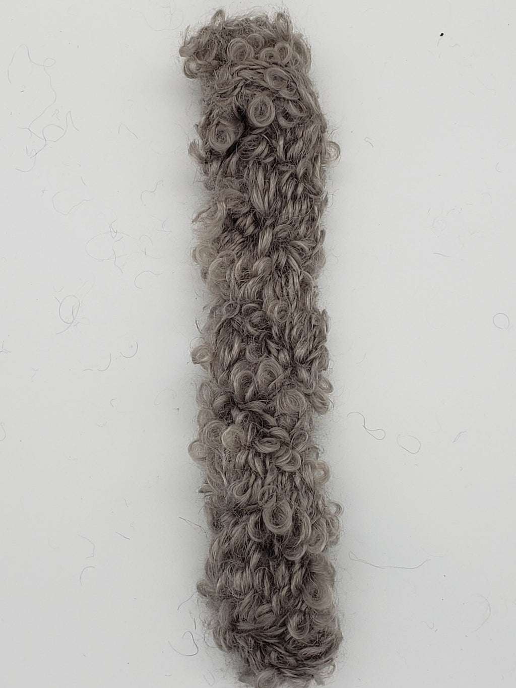 Mohair Loopy Locks - FOG - 1303 Hand Dyed Boucle Yarn B1