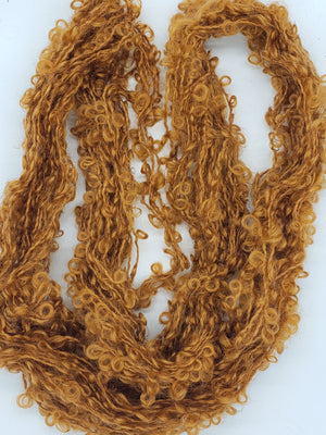 Mohair Loopy Locks - AUTUMN - 2388 Hand Dyed Boucle Yarn B1