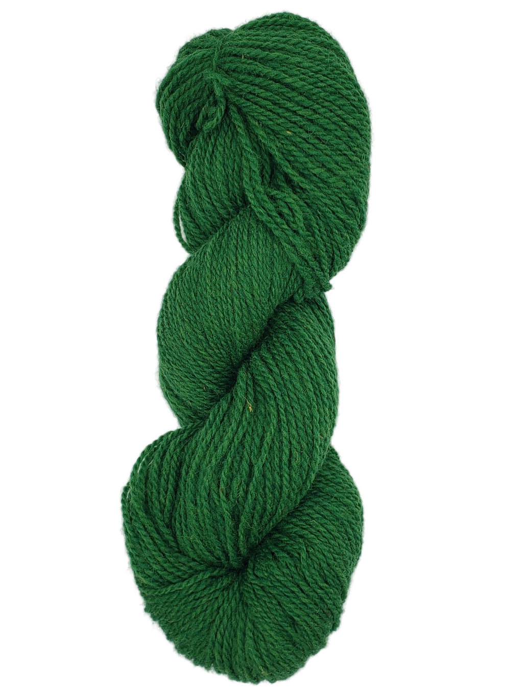 ISLAND WOOL - LEAF GREEN - 2 Ply Worsted Yarn 100% Wool 100gr