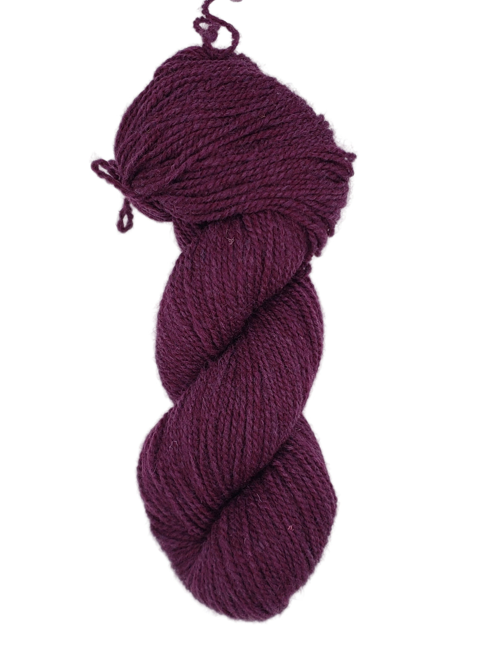 ISLAND WOOL - PLUM JAM - 2 Ply Worsted Yarn 100% Wool 100gr