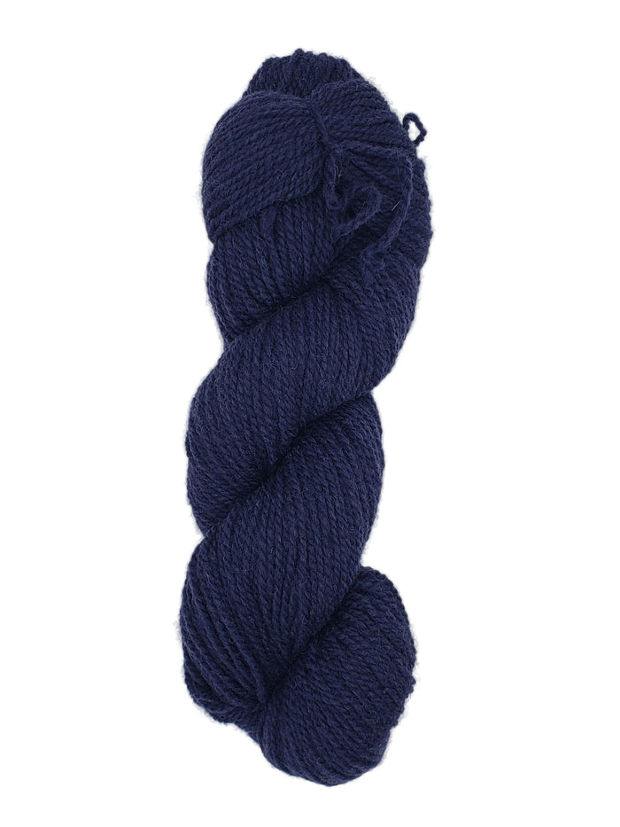 ISLAND WOOL - NAVY - 2 Ply Worsted Yarn 100% Wool 100gr