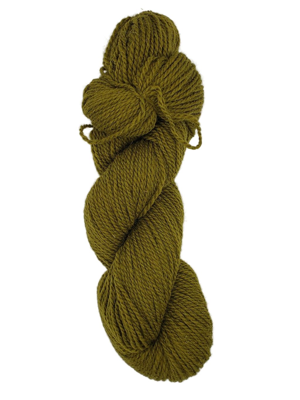 ISLAND WOOL - OLIVE - 2 Ply Worsted Yarn 100% Wool 100gr