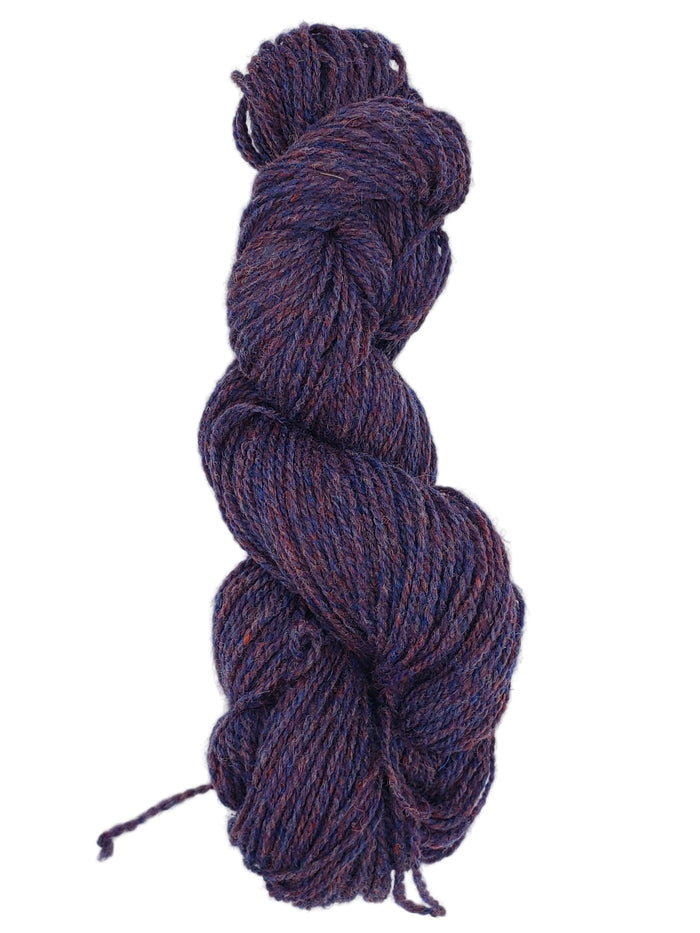 ISLAND WOOL - PURPLE HEATHER - 2 Ply Worsted Yarn 100% Wool 100gr