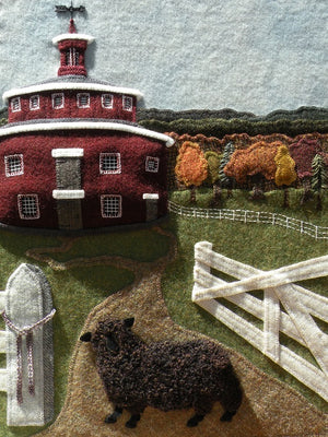 On The Right Path -  Wool Applique Pattern
