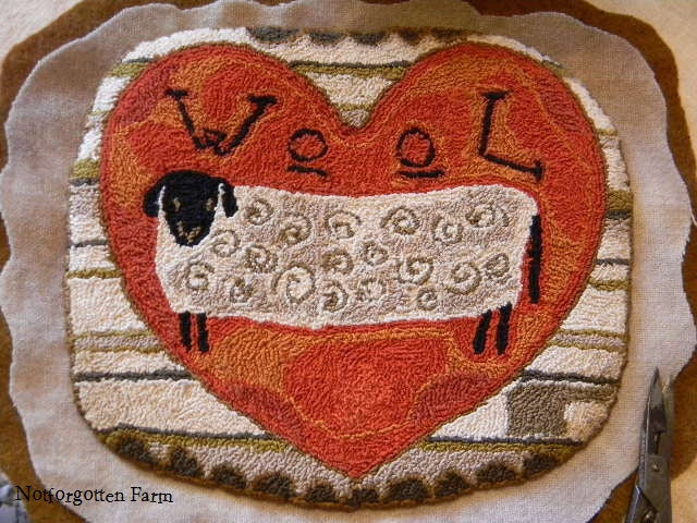 Wool Ewe Be Mine? - Punch Needle Pattern
