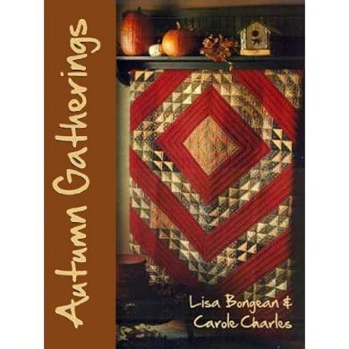 Sunflowers with Bittersweet Wall Hanging -  Wool Applique Pattern with Option for a Wool Kit