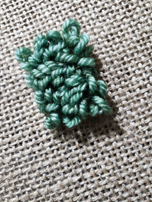 SEASONAL GREENERY SPARKLE - Merino/Gold Stellina -  Hand Dyed Shades of Green - Yarn for Rug Hooking - RSS249