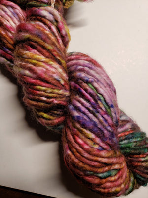 WILDFLOWER BOUQUET - Hand Dyed Multi-Colour Chunky Yarn for Rug Hooking - RSS195