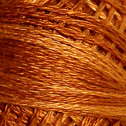 0217 Yummy Pumpkin Hand Dyed Cotton 3 Strand Valdani