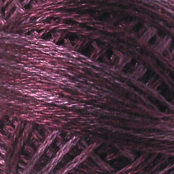 086 Ripened Plum Hand Dyed Cotton 3 Strand Valdani