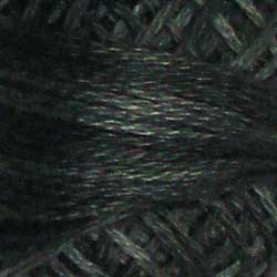 H211 Blue Black Hand Dyed Cotton 3 Strand Valdani Heirloom