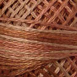 JP6 Muddy Pots Hand Dyed Cotton 3 Strand Valdani Muddy Monet