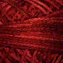 P1 Old Brick Hand Dyed Cotton 3 Strand Valdani Vintage