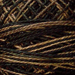 0531 Black Nut Hand Dyed Cotton 12wt Valdani