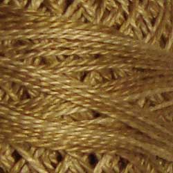 H205 Ancient Gold Hand Dyed Cotton 12wt Valdani Heirloom