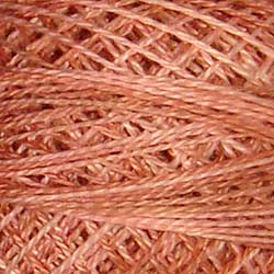 JP5 Nantucket Rose Hand Dyed Cotton 12wt Valdani Muddy Monet
